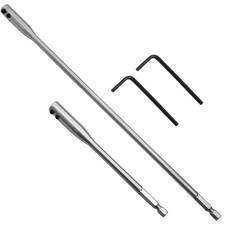 HARSKIYER 4 Pcs 1/4 Inch Extension Set, 6 And 12 Inch, With Hex Keys