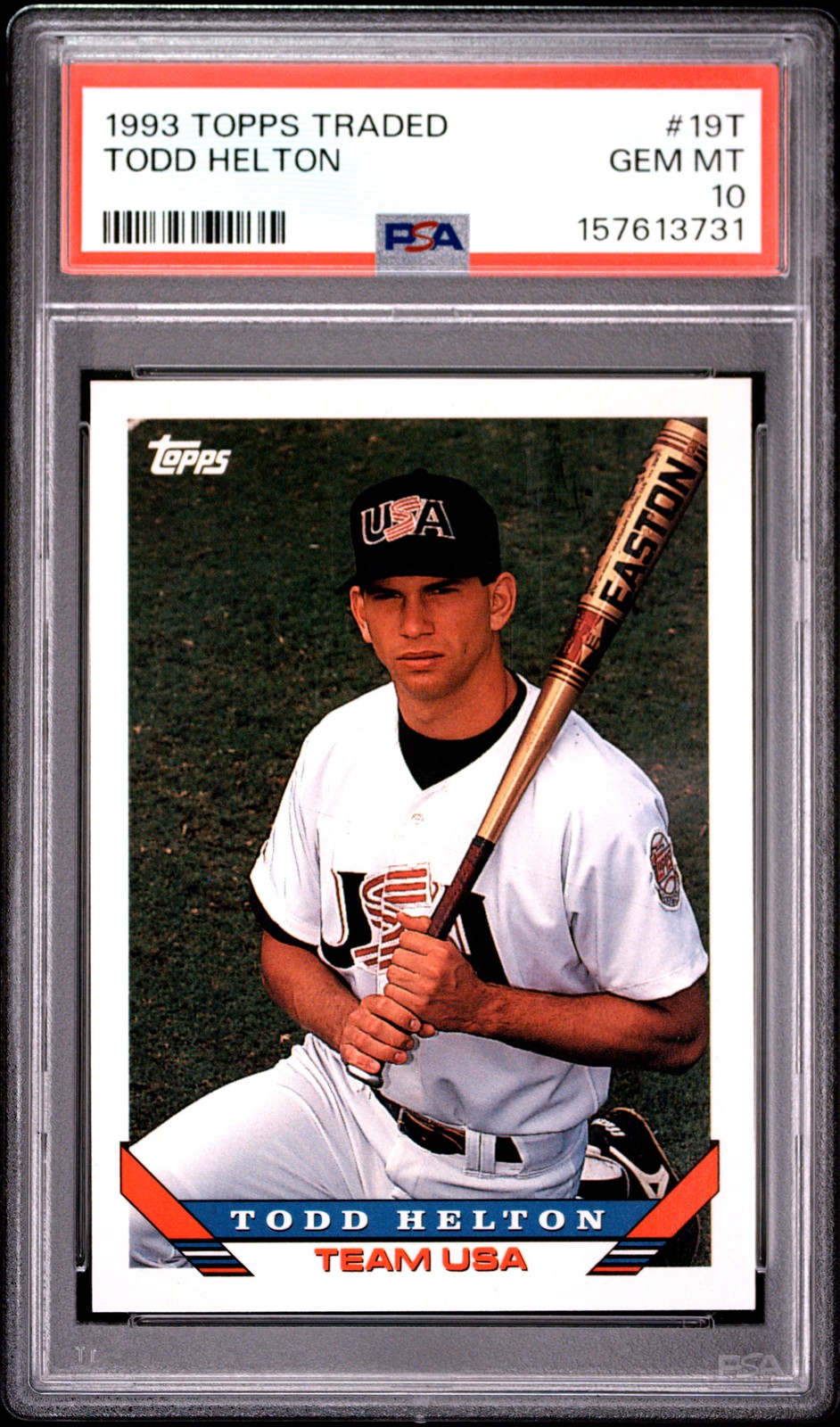 1993 Topps Traded #19T Todd Helton PSA 10