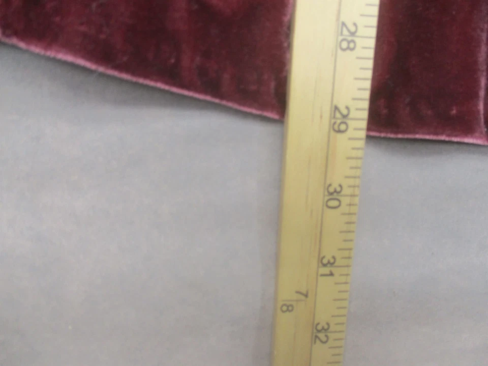 Quacker Factory Size 2X Womens Bordo Pull On A Line Beauty Velvet Skirt 693 - Image 4 of 4