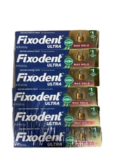 Fixodent ULTRA Max Hold Denture CREAM- WITH SCOPE 2.2oz ( 6 Pack )