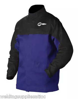 Miller welding sales jacket leather