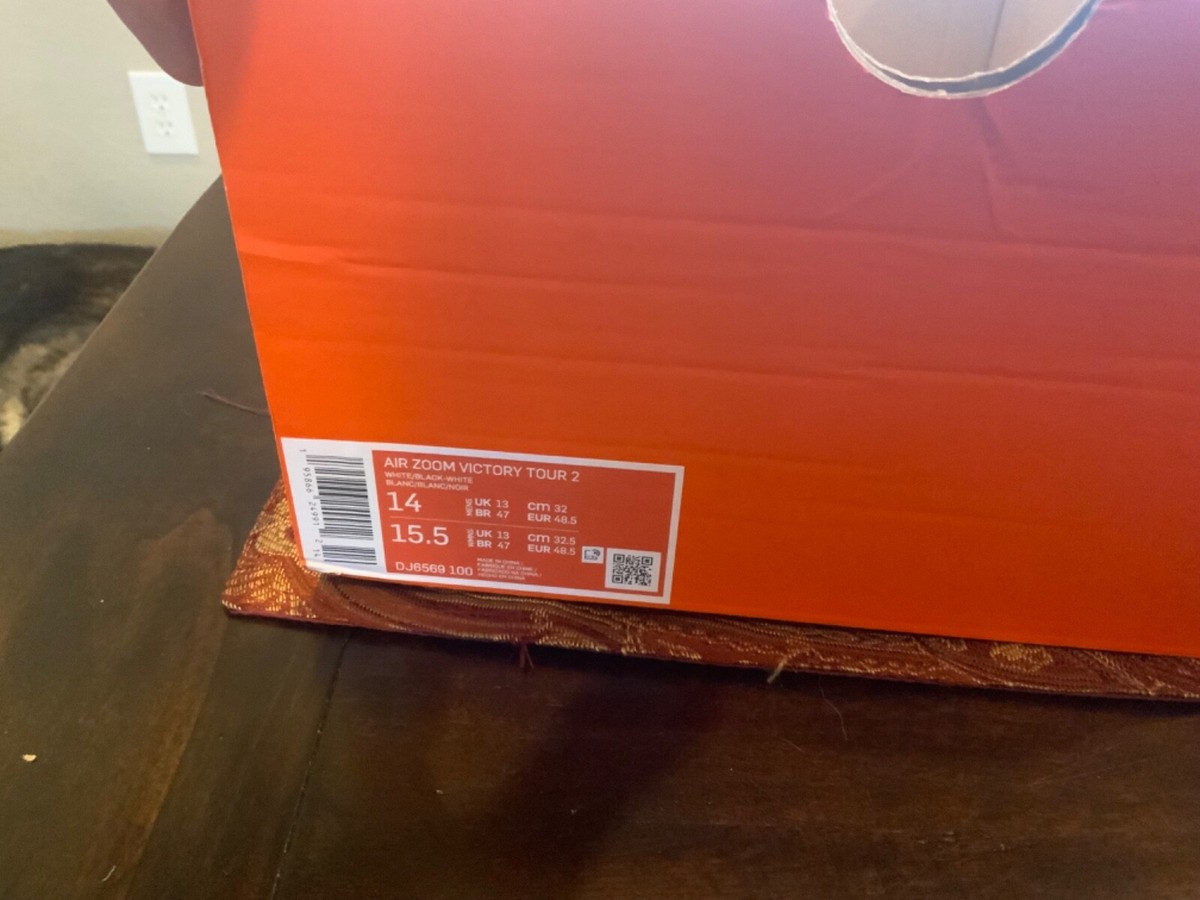 Nike  Golf Air Zoom Victory Tour 2- DJ6569 100- size 14,BNIB, MSRP$180, … Size 14 - Nike Air Zoom Victory Tour 2 White Black for sale  main image 4