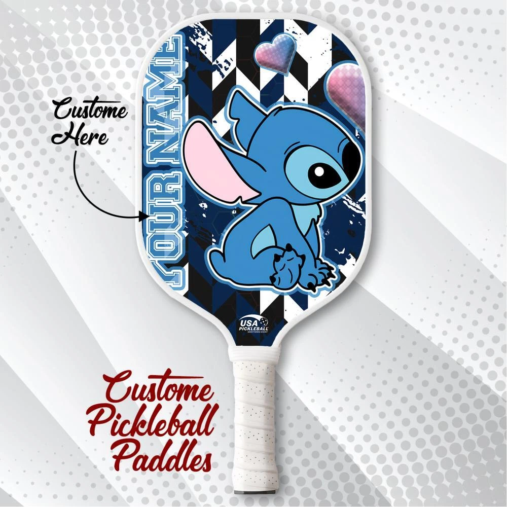 Personalized Stich Pickleball Paddle, Disney Pickleball