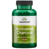 Swanson Aktivkohle 260 Mg, 120 Kapseln. - Aktivkohle