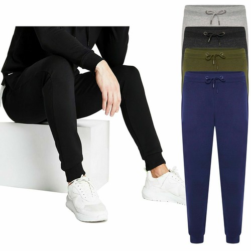 Slim Fit Tracksuit Bottoms Zip Pockets 