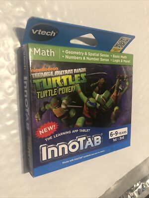 Ninja Turtle Math VTECH INNOTAB Nickelodeon Teenage Mutant Ninja Turtles Math Game New | eBay
