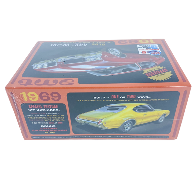 AMT 1969 Oldsmobile Olds 442 W-30 Plastic Model Kit 1/25 Scale Amt1105 for sale online | eBay