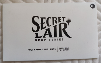 MTG Secret Lair x Post Malone Bundle Sealed SLD [x4 Packs