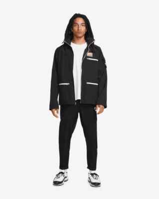 $150 Nike NSW Trend Lightweight Jacket Full Zip Zip Pockets Black FB7263-010