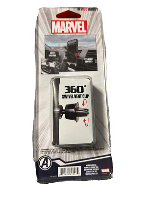 MARVEL IRON MAN ~HUG BUDDY~ Cell Phone Holder 360 Swivel Vent Clip