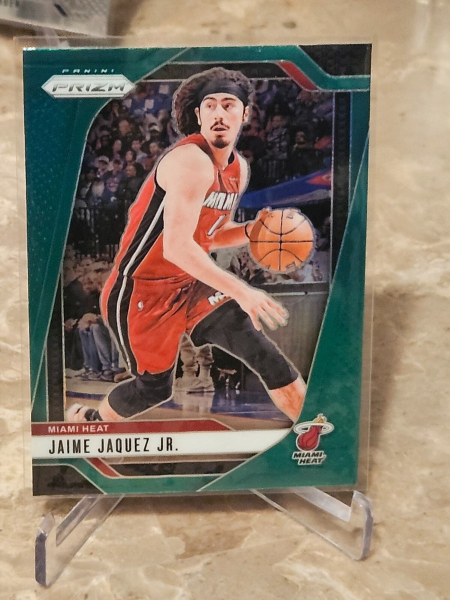 2024-25 Panini Prizm #138 Jaime Jaquez Jr. Green Prizm Miami Heat