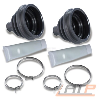 2x ACHSMANSCHETTE ANTRIEBSWELLE RADSEITIG VORNE HINTEN FÜR AUDI 80 B3 B4 90 B3