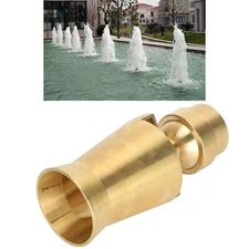 Water Fountain Nozzle Spray , 1.5 Inch Internal Thread Sprinkler Head Brass, Eas