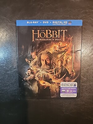 THE HOBBIT: THE DESOLATION OF SMAUG (2013) BLU-RAY McKellen Freeman Armitage