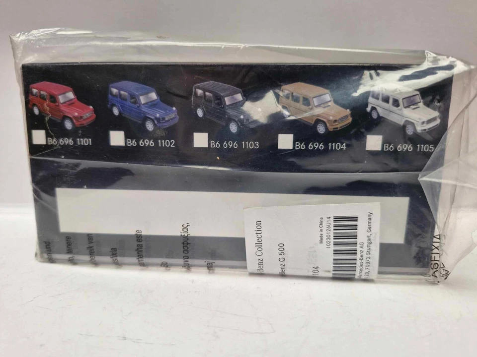 Mercedes Benz G 500 edición concesionario raro sin usar, en caja 1:43 B6696184 B6 696 1104 H. Bauer Foto 3 de 4