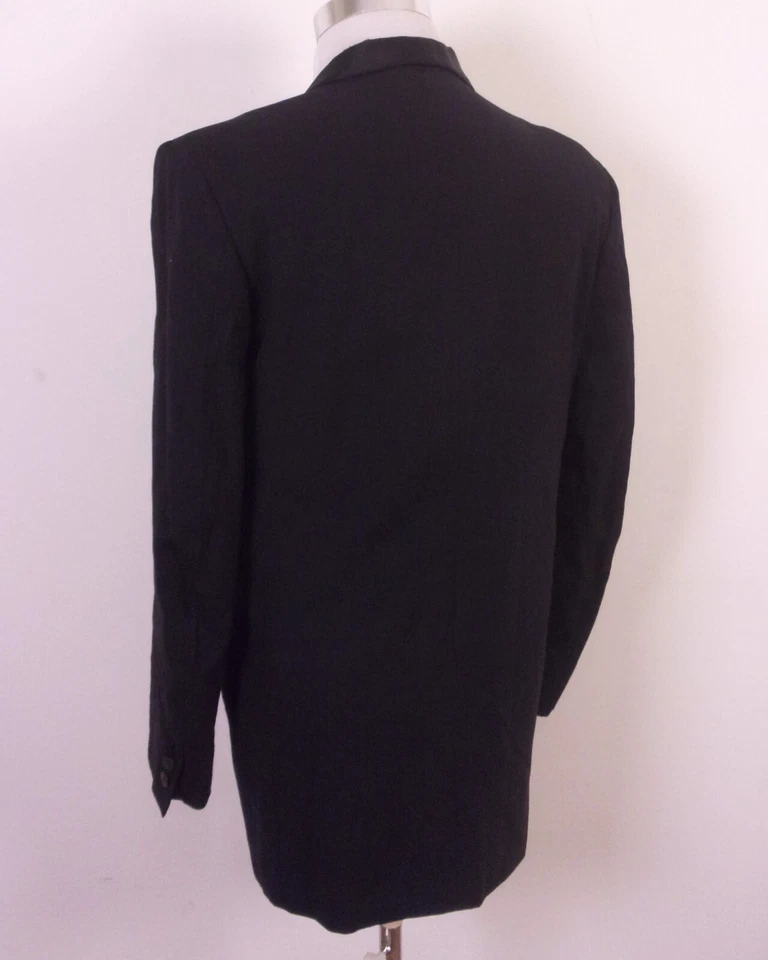 vintage 60s VISA Milliken Fabric Tux Tuxedo Jacket Dinner Formal Sparkle 42 R - Image 2 of 4