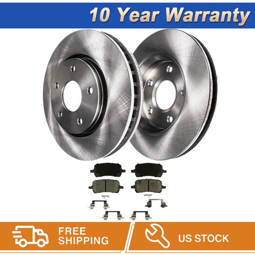 296mm Front Brake Rotors Brake Pads for Chevy Malibu Cobalt Pontiac G6