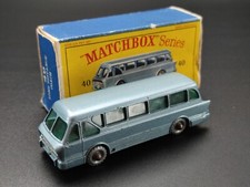 Lesney Matchbox #40 Leyland Royal Tiger Coach RARO Hecho en Inglaterra con Caja