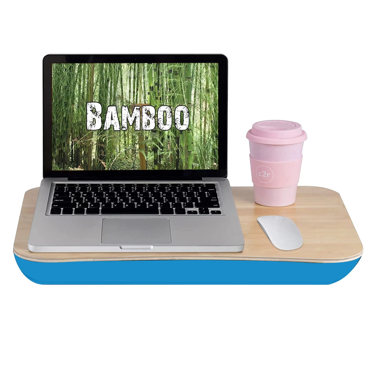 Wooden Portable Lap Desk, Modern Laptop Stand, Home Office