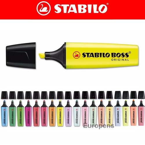 Stabilo Boss Original Highlighter Ink Pen Markers Choose from 19 Colours eBay