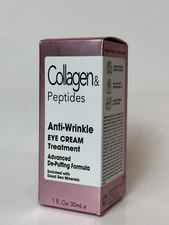 Collagen & Peptides Anti-Wrinkle Eye Cream Advanced De-Puffing Formula