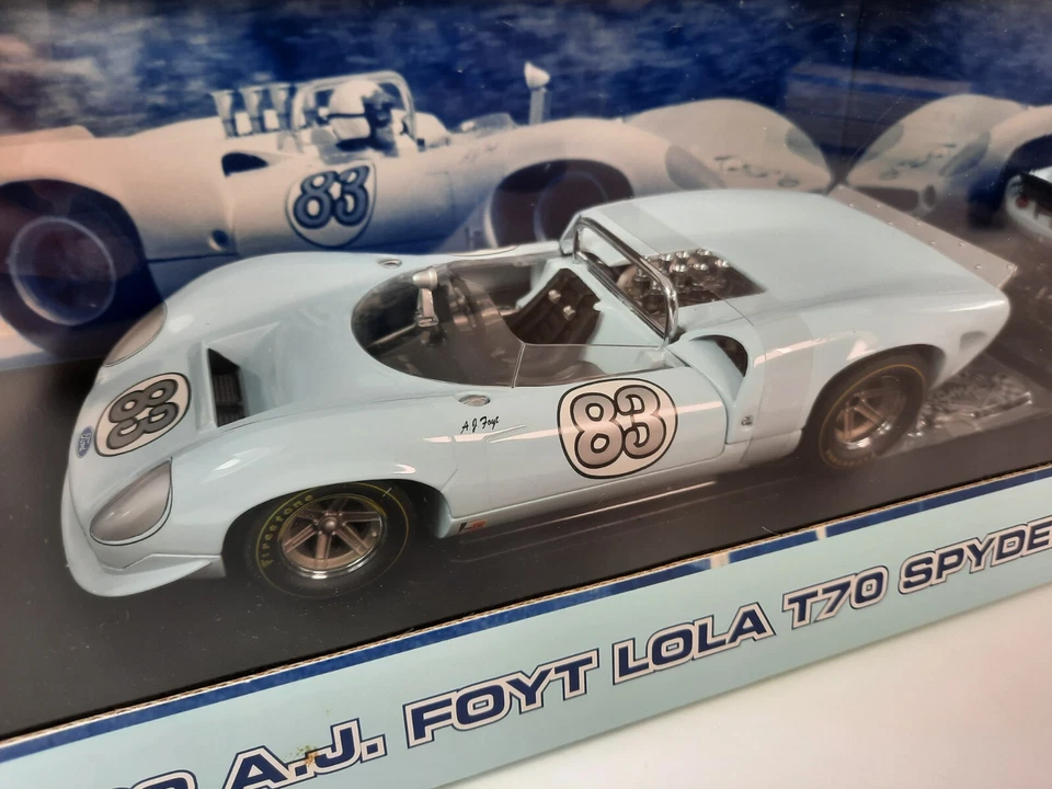 GMP Lola Daytona Air T70 Spyder #83 A.J. Foyt 1969 1/18 12009 - Immagine 3 di 4