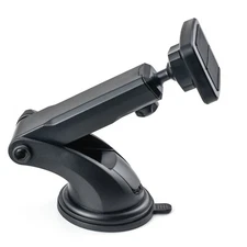 Dockem DashPro: Magnetic Car Dash Board Mount; Sticky Suction Cup, Extension Arm