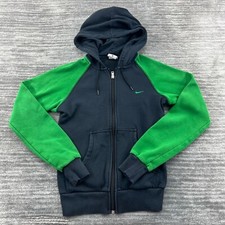 Nike Hoodie Sz XS Womens Full Zip Hooded Sweatshirt Swoosh Athletic Workout Gym