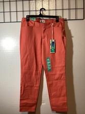 Old Navy Women's Pixie Ankle Pants size 8 Peach Pink Cotton Blend SKU  58857