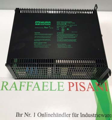 MURR ELEKTRONIK SWITCH MODE POWER SUPPLY MCS20-3x400-500/24 THREE PHASE
