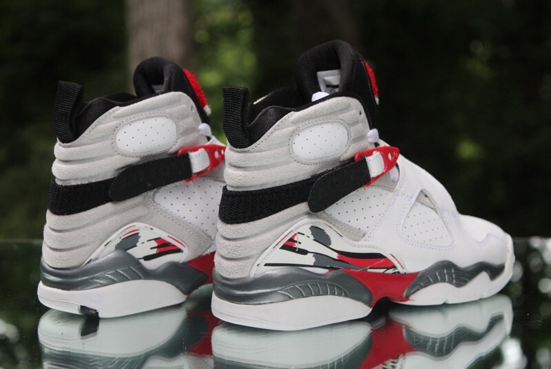 Air Jordan 8 Retro Countdown Pack 2013 Size 4.5Y White Custom