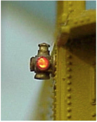 Tomar IND. O-Scale O-807 Marker Light - Green/Green/Red - 1 pair/pkg - O Scale