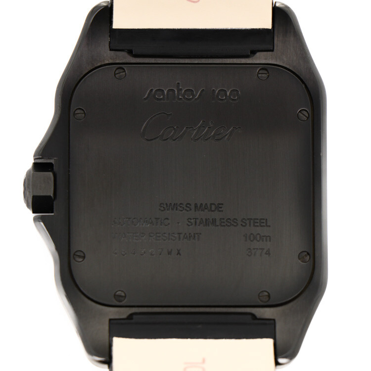 Cartier Santos 100 LM Carbon Watch WSSA0006 Unisex Watch From 