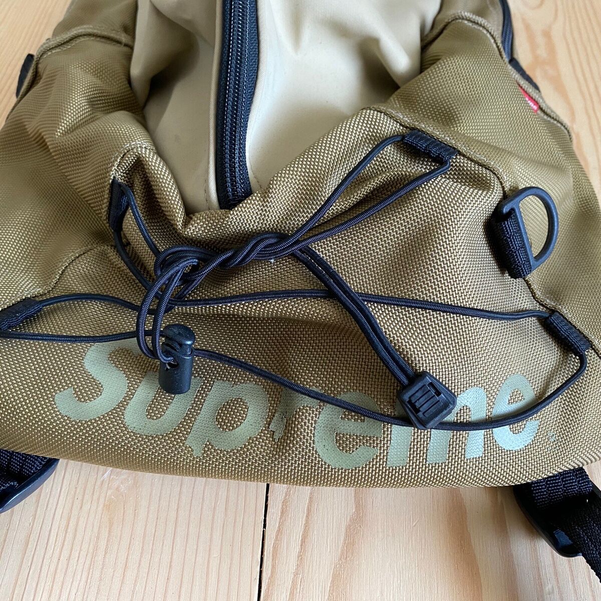 VINTAGE 1998 SUPREME 7th BACKPACK BROWN BAG BOX LOGO CORDURA VINTAGE 1998 SUPREME 7th BACKPACK BROWN BAG BOX LOGO CORDURA