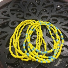 2 PC Handcrafted Waist Beads Jewelry African Bohemia Bracelets Anklet New 4138