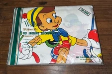WAMSUTTA SUPERLIN USA WALT DISNEY PRODUCTIONS TWIN FLAT SHEET PINOCCHIO
