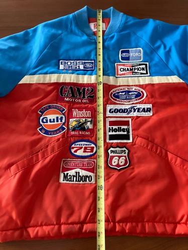 Custom Made NHRA Multi Patched Drag Racing Jacket. NHRA DRAG RACING JACKET. NHRA - Picture 10 of 14