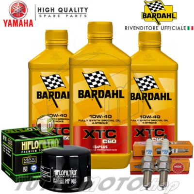BARDAHL - HIFLO - NGK Tagliando YAMAHA T-MAX 530 2012-2016 / Kit Olio Bardahl XTC Filtro Candele TMAX