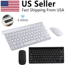 Mini Wireless Keyboard And Mouse Set Waterproof 2.4G For Mac Apple PC Computer