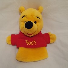 Winnie the Pooh Hand Puppet Disney 9" Plush Stuffed Animal Toy