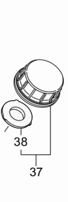 289043 NUOVO Tappo Gas Carburante Originale Maruyama B23 B27 MS75 BL32 E27 EH23DSL Produttore Di Apparecchiature Originali - Foto 2