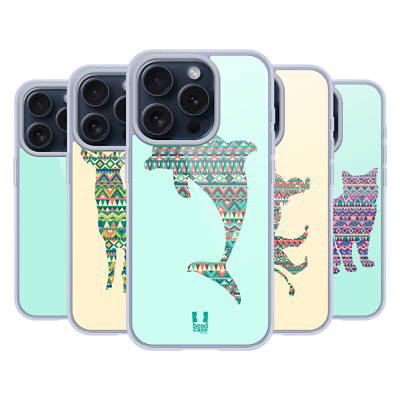 HEAD CASE DESIGNS PATTERNED ANIMAL SILHOUETTES GEL CASE FOR APPLE iPHONE PHONES