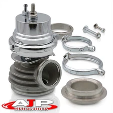 50mm JDM Vband Universal Turbo External Wastegate Billet Aluminum Chrome