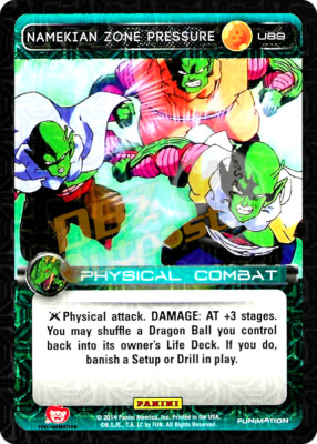 DBZ Dragon Ball Z TCG Card Panini Premiere U89 Namekian Zone