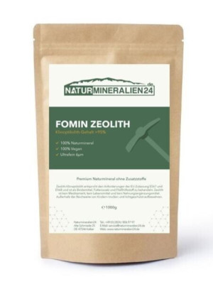 2000g Zeolith Pulver ultrafein 6µm Klinoptilolith  hohe Wirkung (2x1kg)