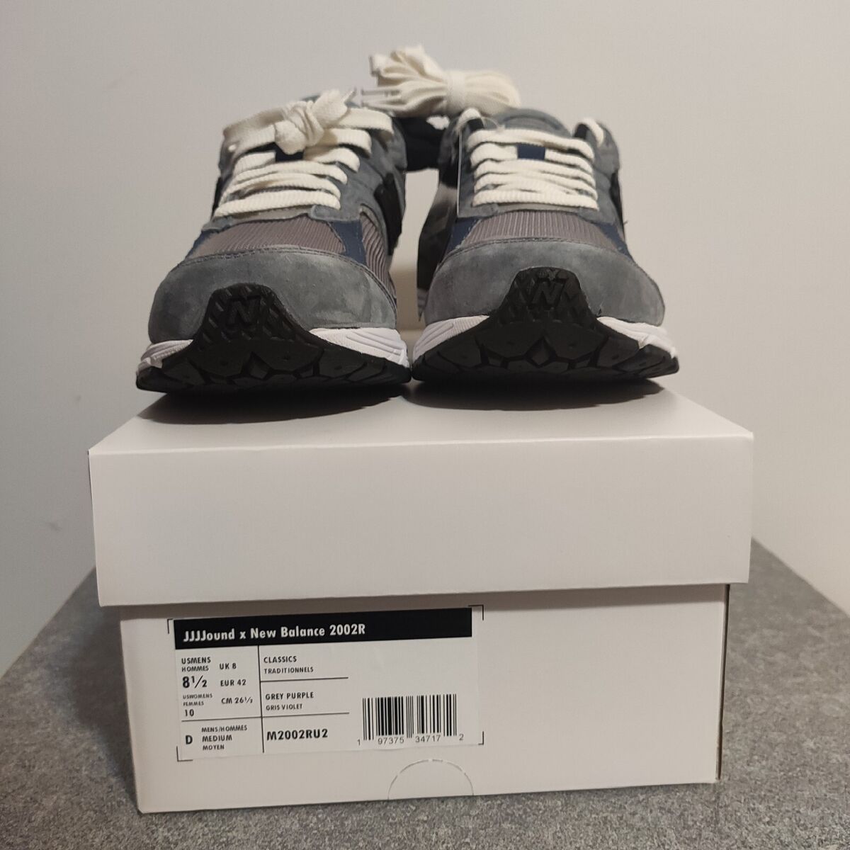Size 8.5 - New Balance 2002R X JJJJound Storm Blue Size 8.5 - New Balance 2002R X JJJJound Storm Blue