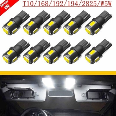 AUXITO LED License Plate Interior Light Bulbs 6000KSuper White T10 194 168 W5W