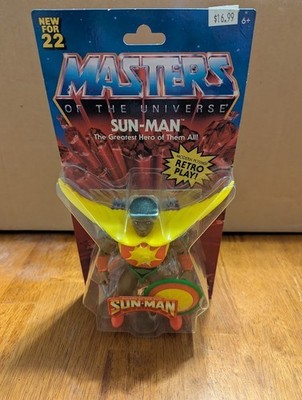 Masters of the Universe Retro SUN-MAN 5.5  Action Figure MOTU SUNMAN NEW