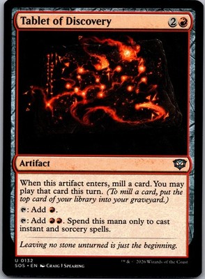 Tablet of Discovery 132 Uncommon Secrets of Strixhaven Magic: The Gathering NM