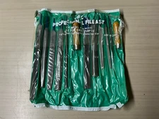 File Set, 12 Pc. Professional, Metal And Wood, Handles